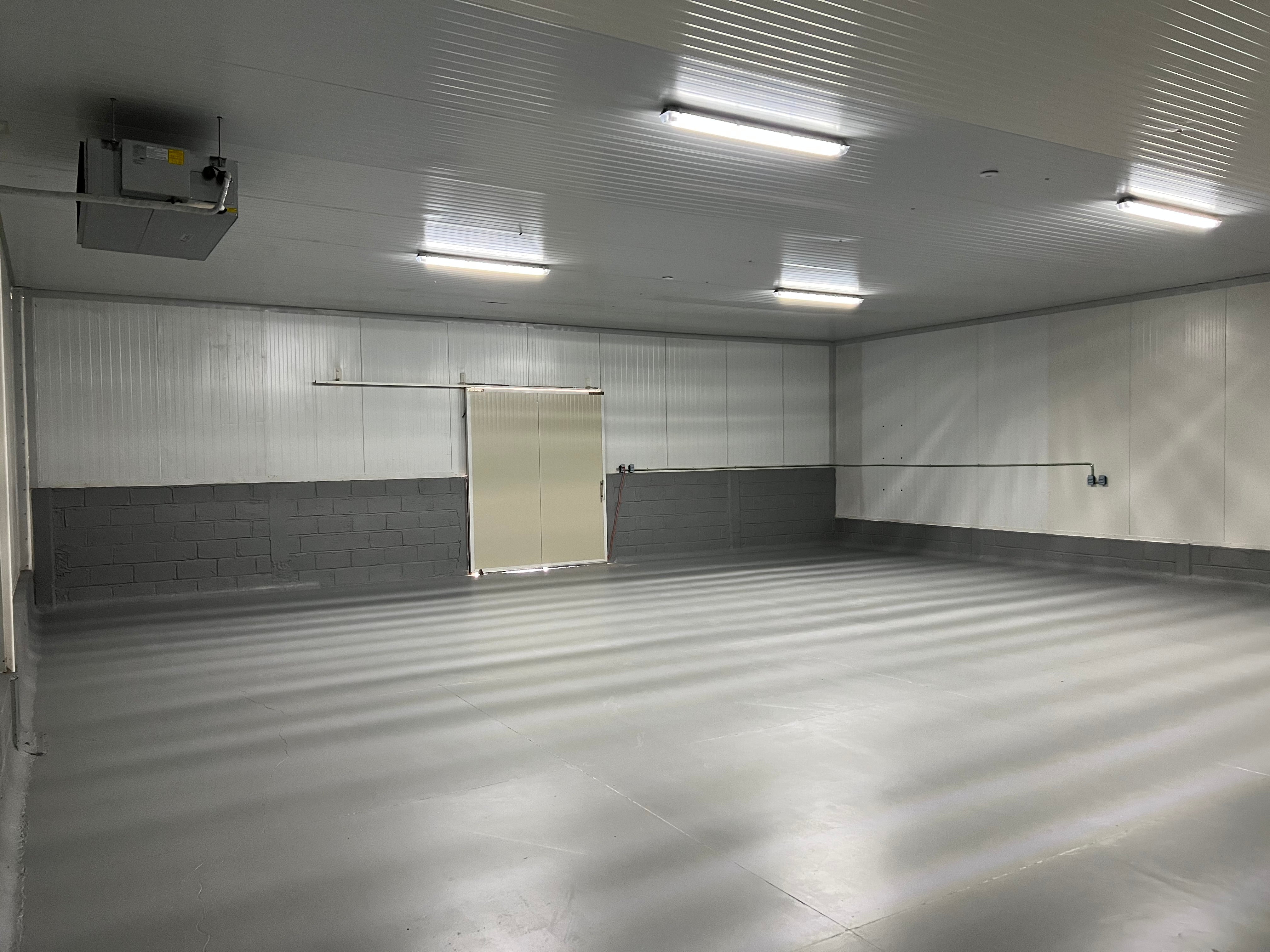 Inside of dried mango facility