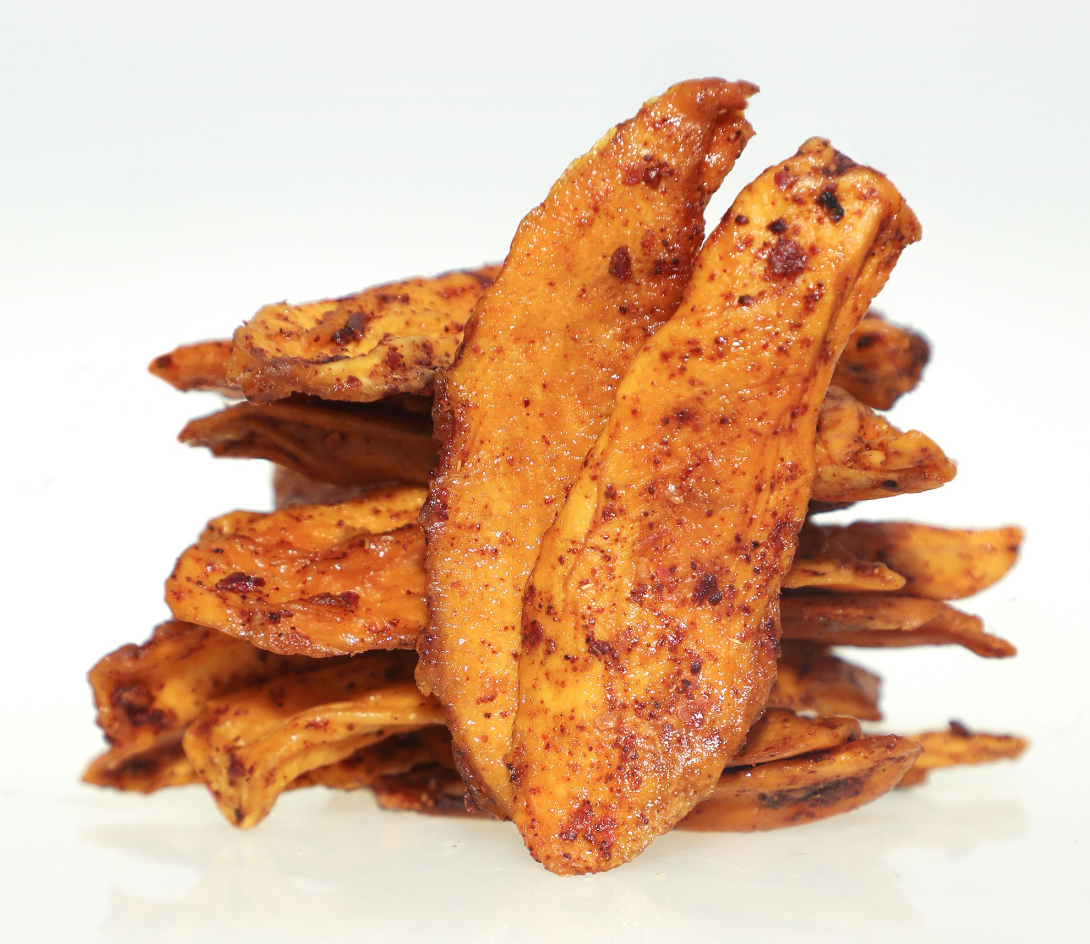 organic dried chili lime mango strips